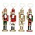 Boneco Quebra Nozes Enfeite Decorativo para Árvore SORTIDO Natal - 1 Unidade 18cm - Imagem 1