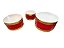 Conjunto com 3 Tambores de Metal Decorativo Natal - P24cm / M28cm / G33cm - Imagem 3