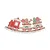 Trem Decorativo Com Gingerbread Vermelho / Verde Natal - 20cm - Imagem 2