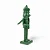 Soldado De Chumbo Decorativo em Plastico Verde Natal - 25cm - Imagem 1