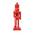 Soldado De Chumbo Decorativo em Plastico Vermelho Natal - 25cm - Imagem 3