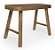 Banco Decorativo Retangular em Madeira - 60cm x 40cm x 32cm - Imagem 1