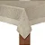 Toalha de Mesa 8 Lugares Coloratta Taupe - 1,55m x 2,70m - Imagem 1