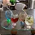 Conjunto com 6 Copos em Vidro com Base Esfera Mix de Cores - 450ml - Imagem 3