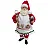 Papai Noel Decorativo em Resina Vermelho e Branco Natal - 38cm - Imagem 1
