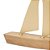 Escultura Barco em Madeira e Metal P - 28cm x 20cm - Imagem 3