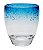 Copo em Acrílico Bolhas Topo Degradê Azul - 414ml - Imagem 1