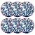 Conjunto com 6 Pratos Fundos Coral Gables Azul - 25cm - Imagem 2