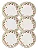 Conjunto com 6 Pratos Rasos Coup Doce Encanto Páscoa - 29cm - Imagem 2