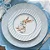 Conjunto com 6 Pratos de Sobremesa Laços de Páscoa Azul - 21cm - Imagem 2