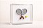 Quadro Acrilico Raquete de Tenis - 20cm x 20cm - Imagem 2