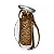 Nossa Senhora Decorativa em Vidro Transparente e Dourado 10cm x 6cm x 15,5cm - Imagem 2