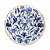 Prato Raso Over Blu Azul Bitossi - 26,5cm - Imagem 1