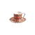 Conjunto com 2 Xícaras e 2 Pires Café Zig Zag Iconic Missoni - 100ml - Imagem 1