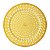Sopusplat Swarovski Signum Amarelo - Rosenthal 33cm - Imagem 1