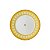 Prato Sobremesa Swarovski Signum Amarelo - Rosenthal 23cm - Imagem 1