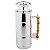 Garrafa Térmica de Prata com Bambu 1lt - Shefield Plate - Imagem 2