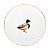 Prato Porcelana Sobremesa Mallard 21cm - Mameg - Imagem 1