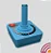 Controle Joystick Atari CX40+ Ghost Edition INKY (Blue) - Controle Atari - Imagem 3