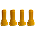 BICO AMARELO P/ BALDE ALIMENTADOR BEZERROS BASPAN C/4UNI - Imagem 1