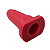 BICO VERMELHO P/ BALDE ALIMENTADOR BEZERROS BASPAN C/4UN - Imagem 4