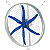 VENTILADOR INDUSTRIAL AG36' (1M) 6 PÁS MOTOR TRIF. WEG 0,5CV - Imagem 1