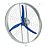 VENTILADOR PARA AVIÁRIO AG36' (1M) 3 PÁS MOTOR MONO. MERCOSUL 0,5CV - Imagem 1