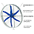VENTILADOR INDUSTRIAL AG36 6PÁS MOTOR MONO WEG 0,5CV - Imagem 2