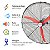 VENTILADOR 1 METRO GG-COLT MOTOR WEG 0.5CV NR12 - Imagem 4