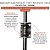 BEBEDOURO SUINO PENDULAR SIMPLES - TUBO + REGULADOR + MOLA EM INOX 304 - 600MM - Imagem 4