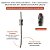 BEBEDOURO SUINO PENDULAR SIMPLES - TUBO + REGULADOR + MOLA EM INOX 304 - 600MM COM CHUPETA CRECHE - Imagem 2