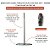 BEBEDOURO SUINO PENDULAR DUPLO EM INOX 304 - 500MM COM CHUPETA CRECHE - Imagem 2