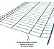 GRADE METALICA P/ TAPETE PLASTICO FUNDO NINHO POSTURA AVES - Imagem 4