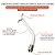 BEBEDOURO SUINO PENDULAR SIMPLES TUBO PVC 500MM - LUVA E PRESILHA EM INOX 304 - Imagem 4