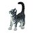 Figura Gato Malhado Cinza Safari Ltd. - Imagem 6