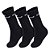 Meia Babolat Basic - Pack com 3 pares - Preta - Imagem 1