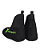 Sapatilha Drop Shot Neo - Preto com Verde - Imagem 3