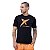 Camiseta Drop Shot Game 2.0 Masculina - Preta/Laranja - Imagem 2