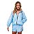 Casaco quebra vento Drop Shot NICOLE 3.0 - Azul Claro - Imagem 2
