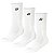 Meia Yonex Cano Longo - Pack com 3 pares - Branca - Imagem 1