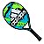 Raquete de Beach Tennis Adidas BT 3.0 Lime e Azul - Imagem 1