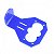 Suporte para sensor ultrassônico HC-SR04 Azul - Imagem 1