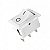 Chave Gangorra KCD1-102  3 Terminais Branca - Imagem 1