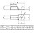 Terminal Tubular de Compressão 2,5mm M5 (AXT2,5-5) - Imagem 2