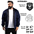 Jaqueta Azul Microfibra Masculina Profissional Uniformes - Imagem 6