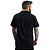 Camisa Polo Preta Lisa Para Personalizar Uniformes - Imagem 3