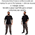 Camiseta Preta Em Malha Pv Lisa Para Personalizar Uniformes - Imagem 6