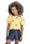 Blusa Cropped Ciganinha Listrada - Imagem 1