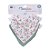 Babador Bandana Floral - 2 peças - Imagem 1