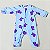 Macacão Longo com Zíper em Malha Soft Peluciado Sem Pé Azul Valentinha Bebê - Imagem 2